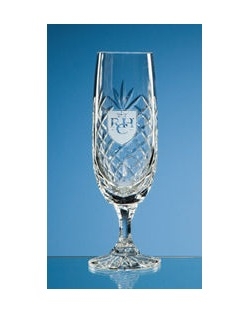 (SW37) Durham Lead Crystal Panel Champagne Flute - POA